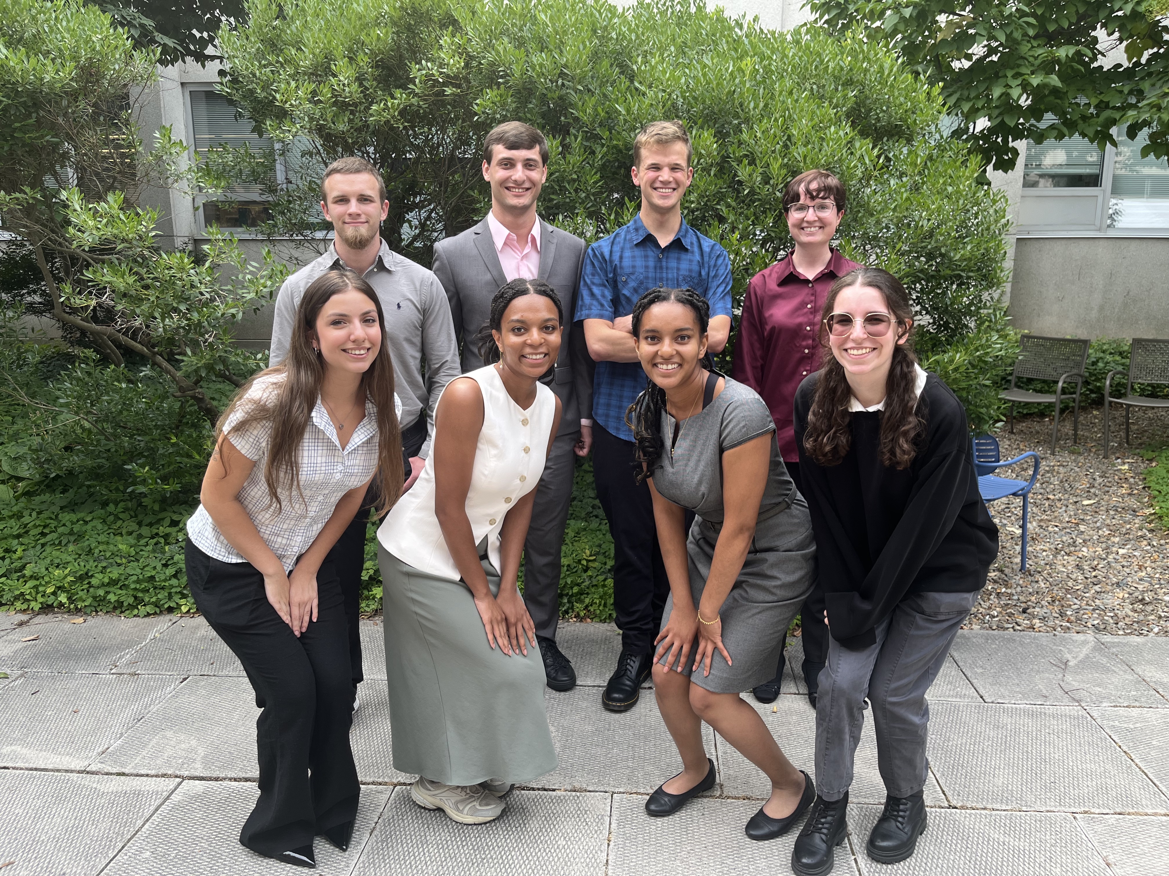 A group photo of the 2025 Solar REU interns