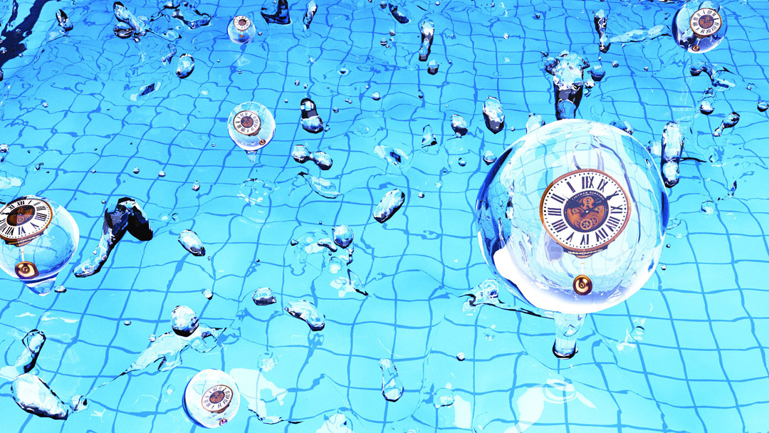 New research suggests that oscillating heavy particles generated "clocks" in the primordial universe that could be used to determine what produced the initial conditions that gave rise to the universe.