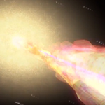 A long time ago in a galaxy half the universe away, a flood of high-energy gamma rays began its journey to Earth. When they arrived in April, NASA's Fermi Gamma-ray Space Telescope caught the outburst, which helped two ground-based gamma-ray observatories detect some of the highest-energy light ever seen from a galaxy so distant.
NASA YouTube Video