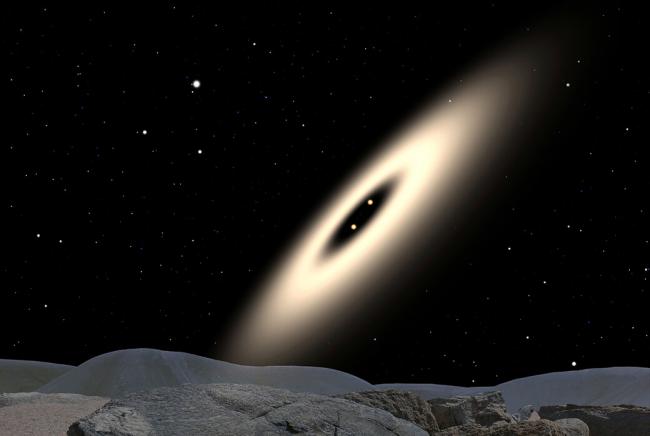 artist's conception of V4046 Sagittarii