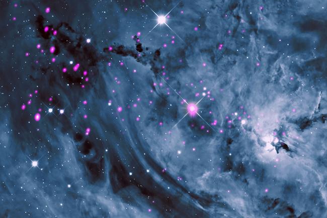 X-ray & Optical Images of Messier 8